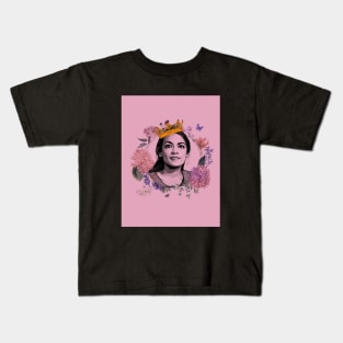 Queen AOC Alexandria Ocasio-Cortez For President! Feminist Politics Kids T-Shirt